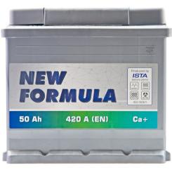 Аккумулятор автомобильный NEW FORMULA 50Ah Ев (-/+) 420EN Фото 2