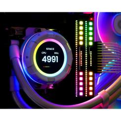 Система жидкостного охлаждения ID-Cooling SL360 WHITE Фото 10
