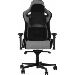Кресло игровое GT Racer X-0724 Fabric Gray/Black Suede Фото 1
