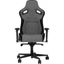 Кресло игровое GT Racer X-0724 Fabric Gray/Black Suede Фото 2