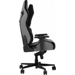 Кресло игровое GT Racer X-0724 Fabric Gray/Black Suede Фото 3