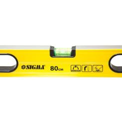 Уровень Sigma магнітний, 3 капсули + вічко 80см Фото 2