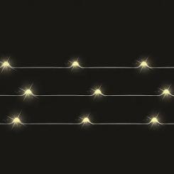 Гирлянда Luca Струна серебряная, 8 м, теплый белый Фото 1