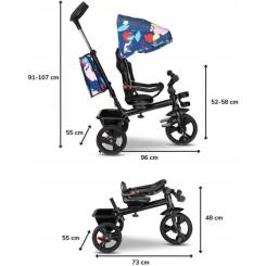 Детский велосипед Lionelo Haari Blue Navy Фото 3