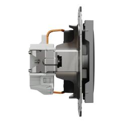 Розетка Schneider Electric ASFORA антрацит Фото 2