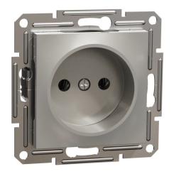 Розетка Schneider Electric ASFORA без заземлення бронза Фото 1