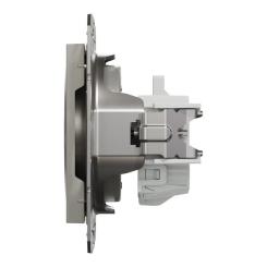 Розетка Schneider Electric ASFORA без заземлення бронза Фото 3