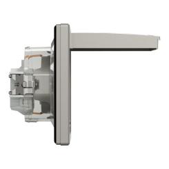 Розетка Schneider Electric ASFORA з кришкою IP44, бронза Фото 2