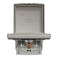 Розетка Schneider Electric ASFORA з кришкою IP44, бронза Фото 5