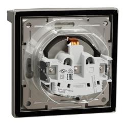 Розетка Schneider Electric ASFORA з кришкою IP44, бронза Фото 6