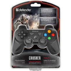 Геймпад Defender Crusher USB Bluetooth Li-Ion PS3/PC/Android Фото 8