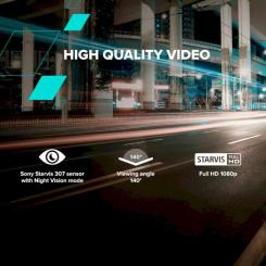 Видеорегистратор Canyon DVR10 FullHD 1080p Wi-Fi Black Фото 11