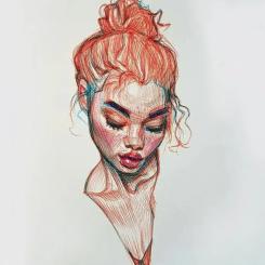 Лайнер Sakura Pigma Micron (0.3) 0,35 мм Красный Фото 4