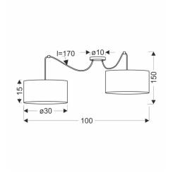 Люстра Candellux LEGNO Фото 2