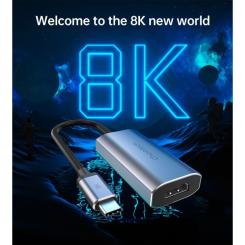 Переходник Choetech USB-C to HDMI 8K 60 Hz Фото 5