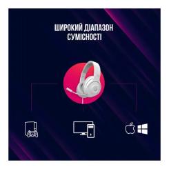 Наушники Lorgar Noah 101 Gaming 3.5 мм White Фото 7