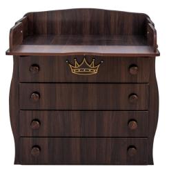 Комод-пеленатор Angelo Корона (орех) 90х51х90 Фото 2