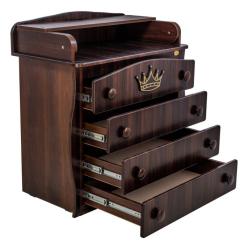 Комод-пеленатор Angelo Корона (орех) 90х51х90 Фото 6