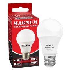 Лампочка MAGNUM BL 60 15 Вт 4100K 220В E27 Фото 1