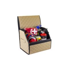 Сумка-органайзер EVAtech ECO S бежевая с бежевой нитью Фото 1