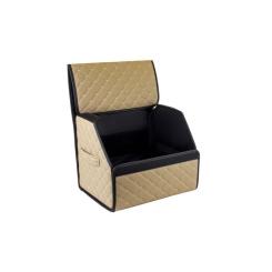 Сумка-органайзер EVAtech ECO S бежевая с бежевой нитью Фото 2