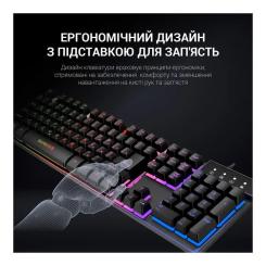 Клавиатура GamePro GK576 Nitro+ USB Black Фото 11