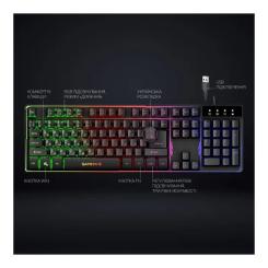 Клавиатура GamePro GK576 Nitro+ USB Black Фото 5