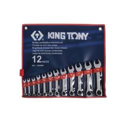 Ключ KING TONY комбинированный укороченный 12шт., 8-19 мм Фото