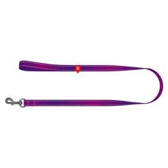 Поводок для собак WAUDOG Nylon Mono, светоотражающий M фиолетовый Фото 2