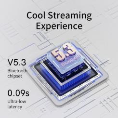 Наушники QCY Arc Buds Lite T27 Moon White Фото 2