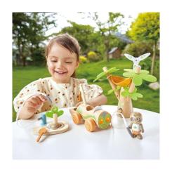 Игровой набор Hape дерев'яний Електрокар для садіння дерев Фото 1