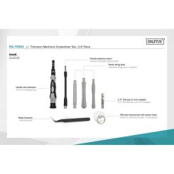 Набор инструментов Digitus Precision Screwdriver Set 115 Фото 11
