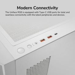 Корпус для ПК Cougar UNIFACE RGB White Фото 11