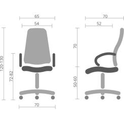 Офисное кресло Аклас Альваро Чорний Фото 5