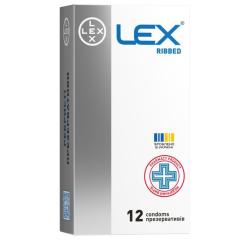 Презервативы Lex Condoms Ribbed 12 шт. Фото