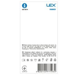 Презервативы Lex Condoms Ribbed 12 шт. Фото 1
