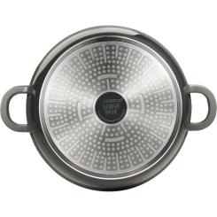 Сотейник Bergner Excalibur з кришкою 24 см Grey Фото 3
