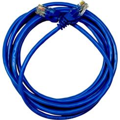 Патч-корд GEAR 1м UTP cat.5e, CU, 24AWG, blue Фото 1