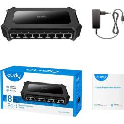Коммутатор сетевой Cudy GS108D Фото 5