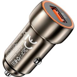 Зарядное устройство HOCO Z46 USB Metal Gray Фото 2