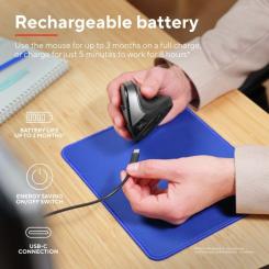 Мышка Trust Bayo 2 Ergonomic Wireless/USB-A Black Фото 9