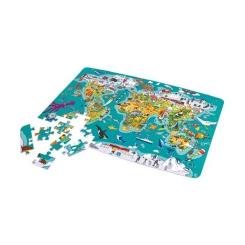 Пазл Hape гра Карта світу 105 елементів Фото 1