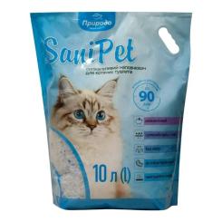 Наполнитель для туалета Природа Sani Pet силикалевый 10 л Фото