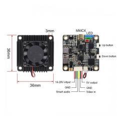 Видеопередатчик (VTX) AKK Ultra Long Range 3W 5.8GHz 96CH Low Band V2 Фото 5