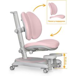 Детское кресло Mealux Ortoback Duo Base Pink Фото 2