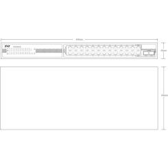 Коммутатор сетевой TVT DIGITAL TD-B2224S1-PGA Фото 3