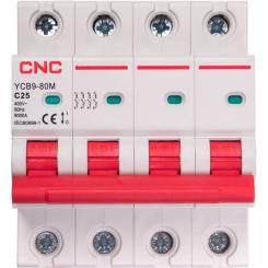 Автоматический выключатель CNC YCB9-80M 4P C25 6ka Фото
