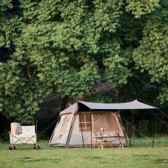 Палатка Naturehike з навісом Village CNK2300ZP022 коричневий великий Фото 9