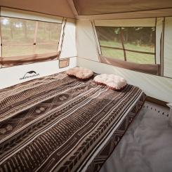 Палатка Naturehike з навісом Village CNK2300ZP022 коричневий великий Фото 7