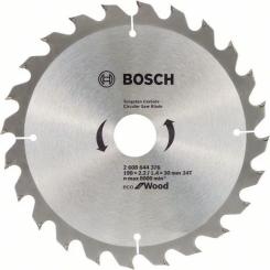 Диск пильный Bosch optiline Eco, 190x30мм, 24T Фото